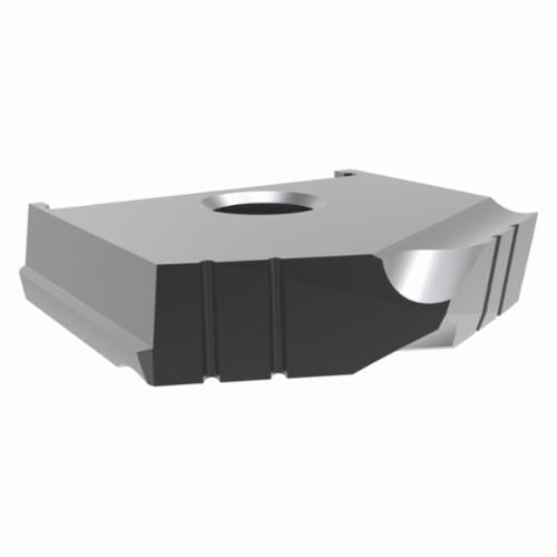 Allied Machine & Engineering High Performance 1022A-0108 B Series Replaceable Spade Drill Insert, 1-1/4 in Dia, 9/32 in THK, Standard Geometry, TiAlN Coated